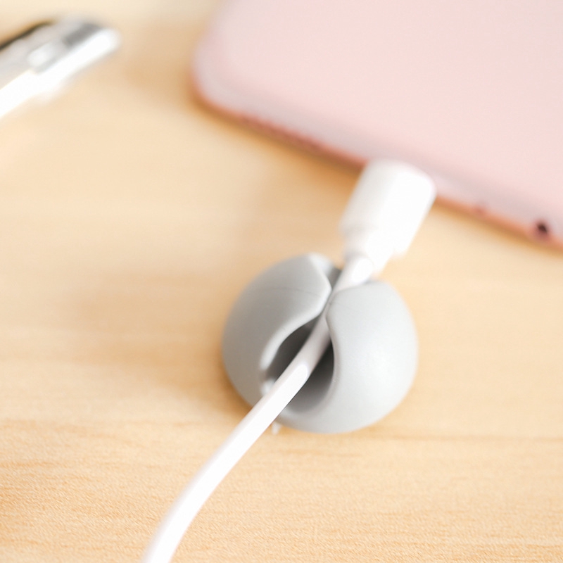 Data Cable Storage Organizer for Desktop wire clamp punch-free simple and convenient