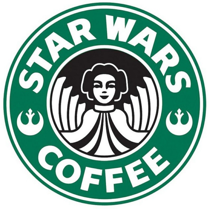 stiker STAR WARS COFFEE