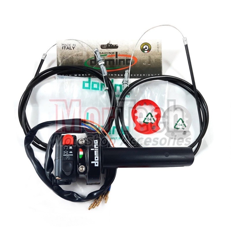 Paket gas spontan italy 2kabel + saklar switch universal