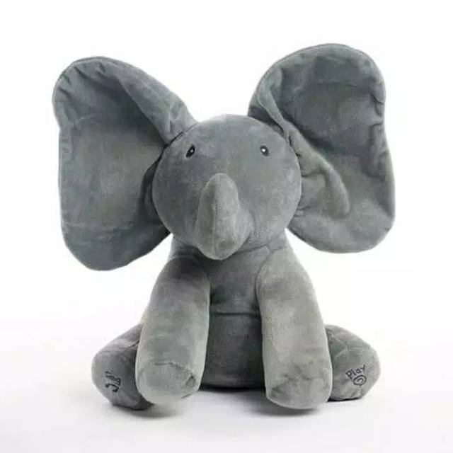 boneka elephant peek a boo ci luk ba gajah musik bernyanyi music