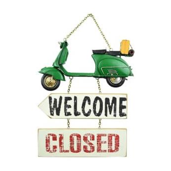 #####] Hiasan Dinding 27x15x6 Cm Scooter - Hijau