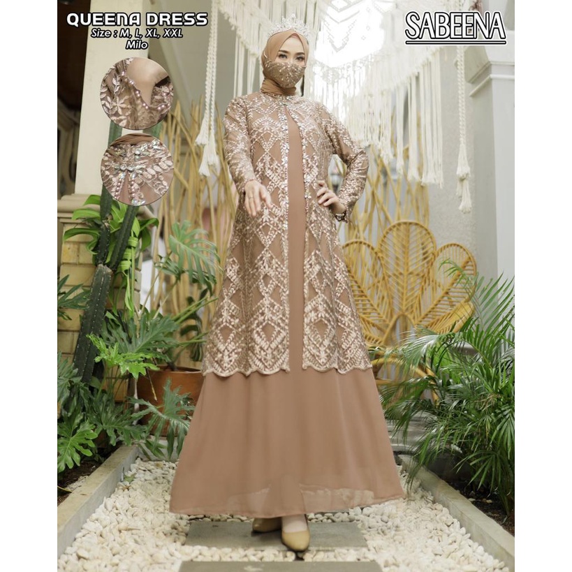 PROMO GAMIS YASMIN TILE MIX CERUTY/ GAMIS SUPER MEWAH / GAMIS TERBARU 2022 / GAMIS KONDANGAN/ GAMIS MODERN