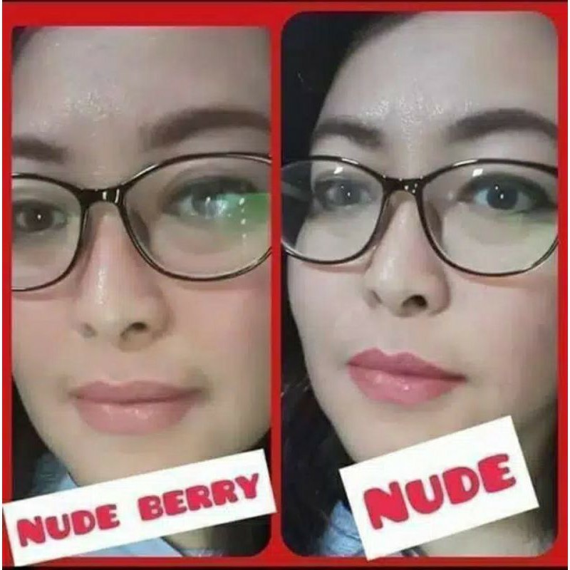 LIP CREAM MATTE NUDE BERRY SR12 / HASIL MATTE TAHAN LAMA / TIDAK MEMBUAT BIBIR KERING