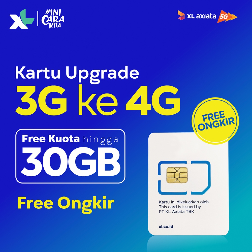 [KHUSUS XL Center] Kartu Upgrade 4G XL & Prioritas (KARTU PRESIMSE)