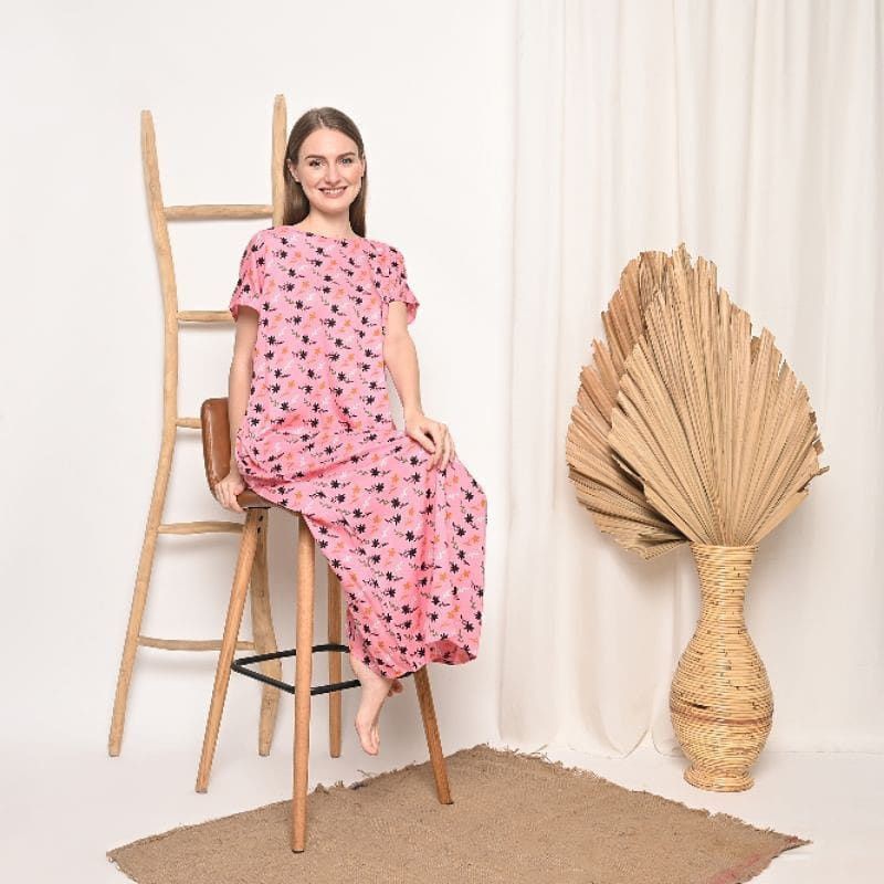 Daster Habel/ daster Habel semata kaki/ daster Habel lengan pendek/daster Habel non busui