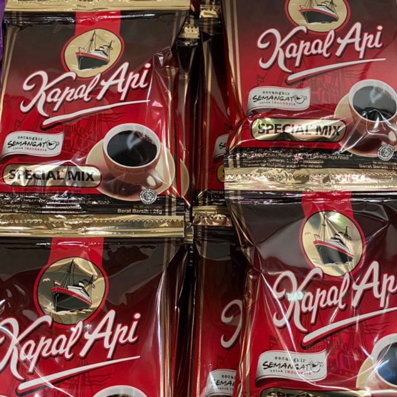 

kopi kapal api renteng special mix kopi + gula