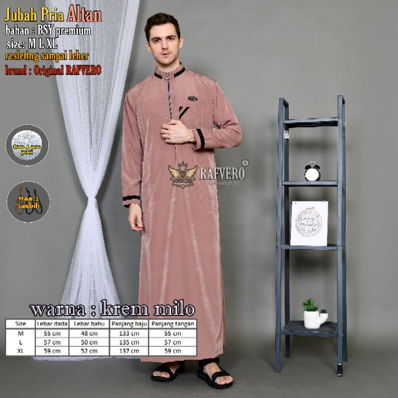 Jubah Pria - Jubah Pria Altan Original RAFVERO - Jubah Pria Terbaru - Jubah Pria Termurah