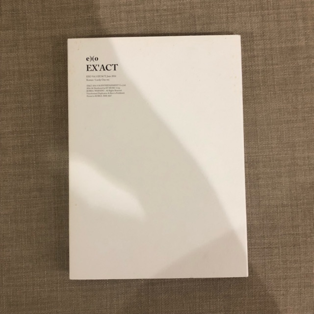 ALBUM EXO EXACT