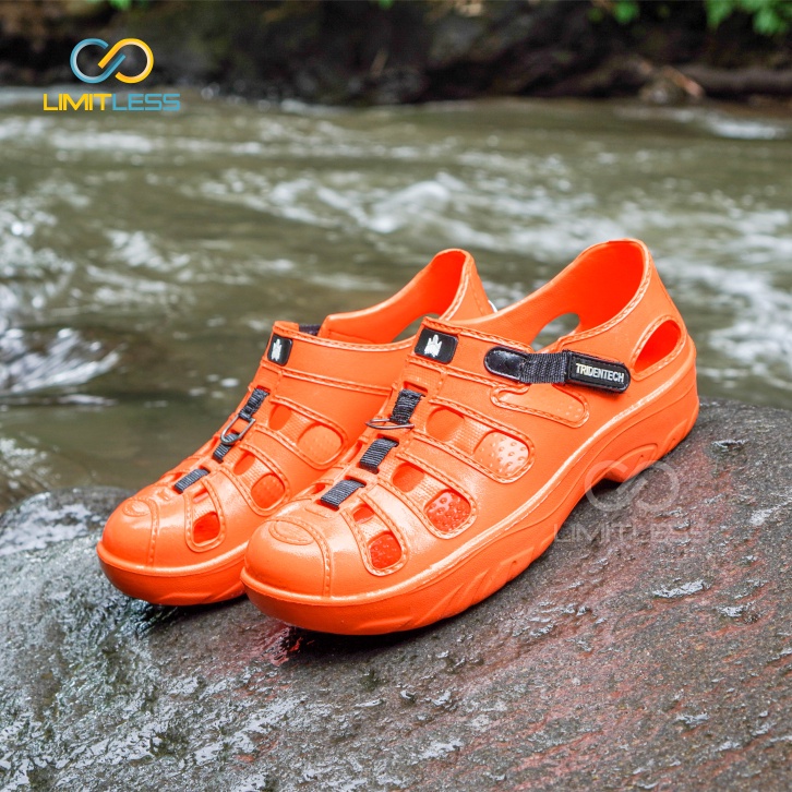 Sepatu Sandal Mancing Pria Tridentechh Bahan Eva Sandal Pria Mancing Slop Bakpao Anti Slip Waterproof