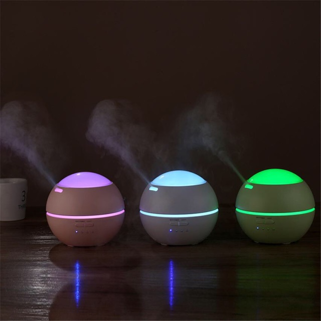 Taffware Aromatherapy Air Humidifier Pelembab Udara 150ml + Lampu Tidur - White