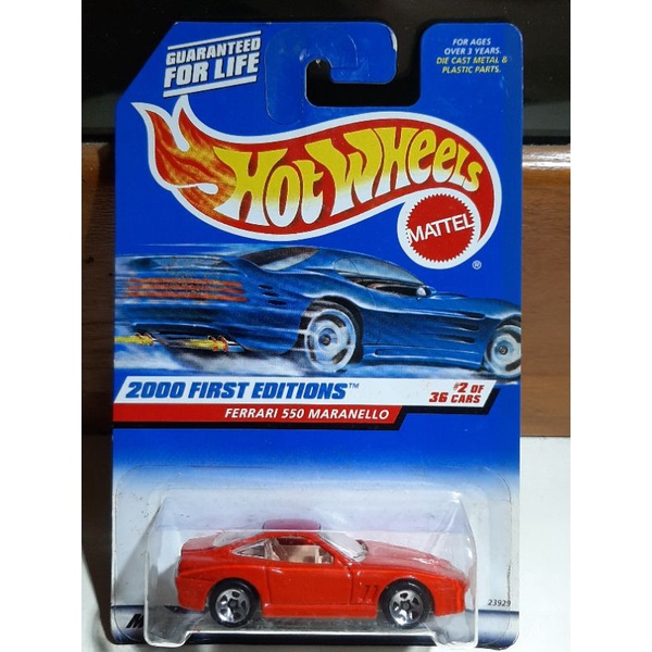 HOT WHEELS FERRARI 550 MARANELLO (2000 First Editions)
