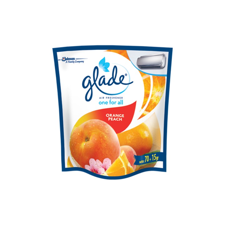 Glade One For All Air Freshener Orange Peach Pouch 70 + 15 gr Shopee