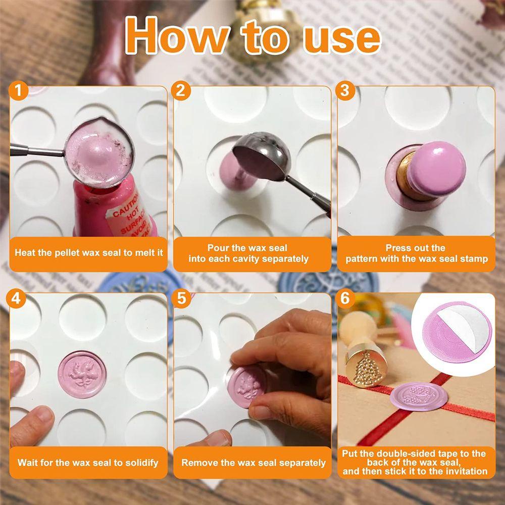 Nanas Wax Sealing Mat DIY Craft Handmade Amplop Scrapbooking Epoxy Mold Silicone Mold Untuk Lilin Seal Stamp