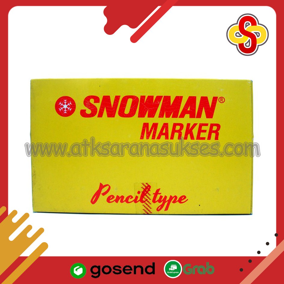 Spidol Kecil Snowman Marker PW-1A