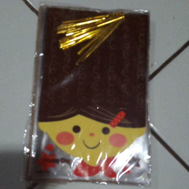 Plastik Ikat Cookies Kue Snack Fancy Packaging Kode P 113 & P 114 Uk 12x20 Cm 1pak Isi 20pcs