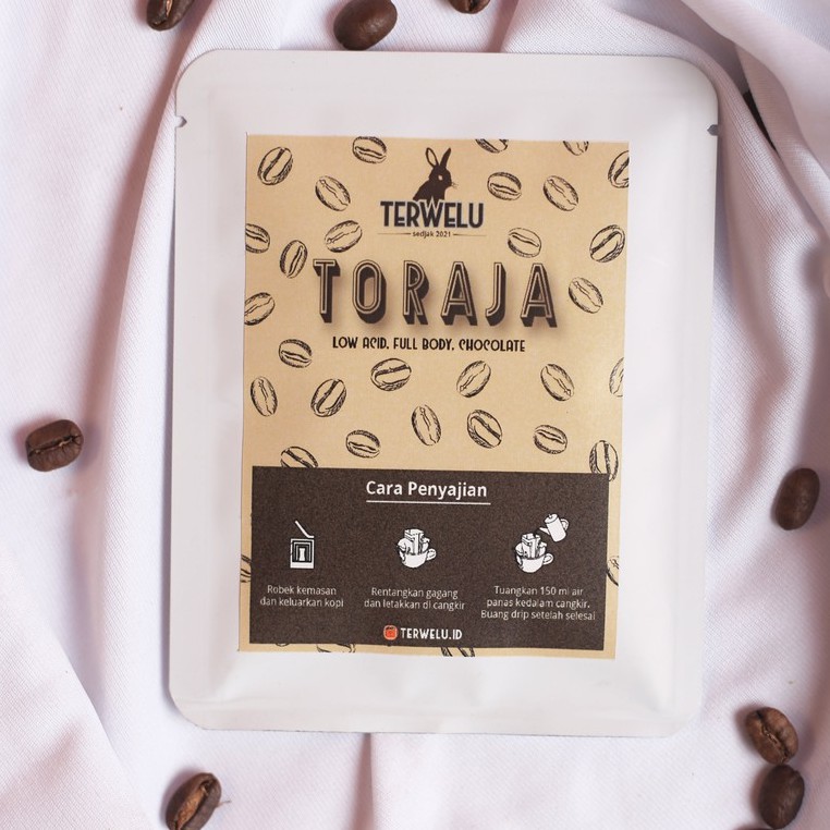 

Terwelu Edisi Nusantara Toraja ( Easy Drip Coffee )