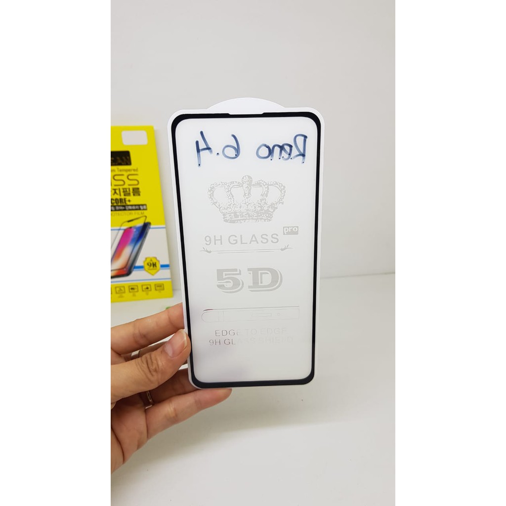 KOREAN Tempered Glass Oppo Reno 6.4 inchi PCAM00 FULL SCREEN TG 5D 9D 21D 29D 99D Anti Gores Kaca