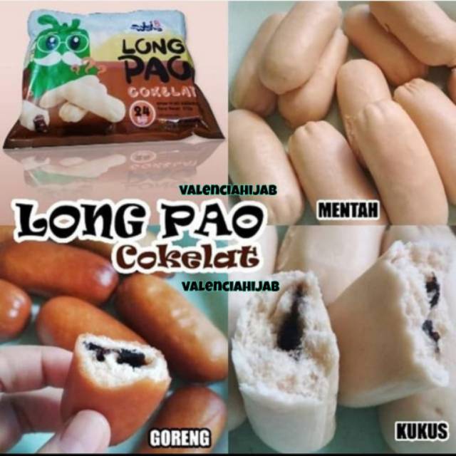 Makanan Beku Wei Wang Long pao rasa cokelat isi 24pcs