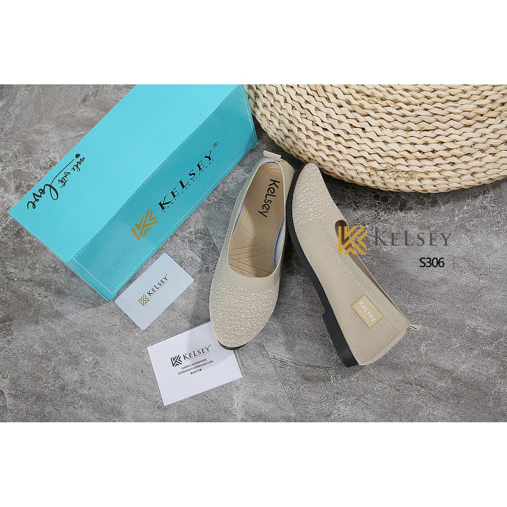 Kelsey Sepatu  Slip On Wanita  / Sepatu Flat Wanita S306 (3PSG 1KG)