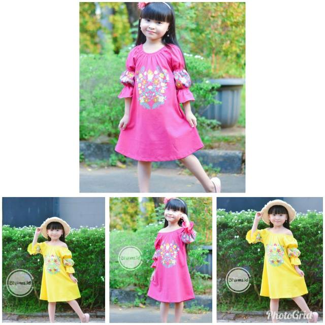 Dress summer flower / dress anak