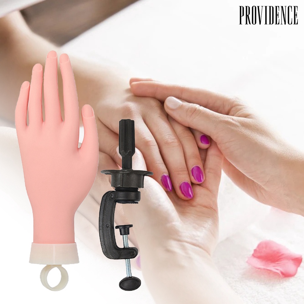 Providence FL-147A Manicure Model Movable Free Rotation ABS Nail Practice Artificial Left Hand for Beginners