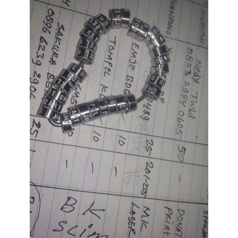 Ring Merpati Baja ketrok slim