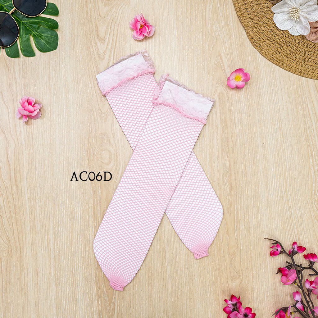 COD / GOJEK / PRIVASI AMAN ★  Bodystocking Pink Jaring Stocking Sexy Lace Premium AC06D