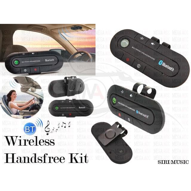 High Quality Wireless Car Bluetooth Slim Magnetic Handsfree Kit Music