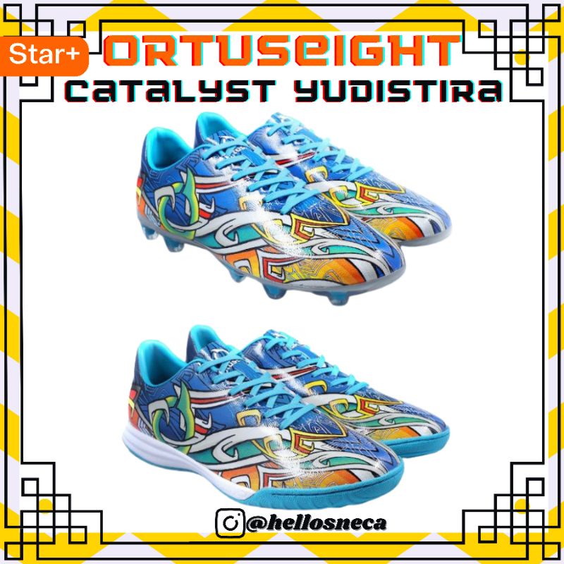 sepatu bola futsal ortuseight ORTUS CATALYST YUDISTIRA FG IN COBALT BLUE original new 2021