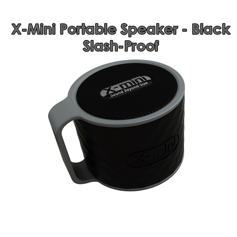X-Mini Explore Slash Proof Wireless Portable Speaker Bluetooth - Black - Baru NEW - Original