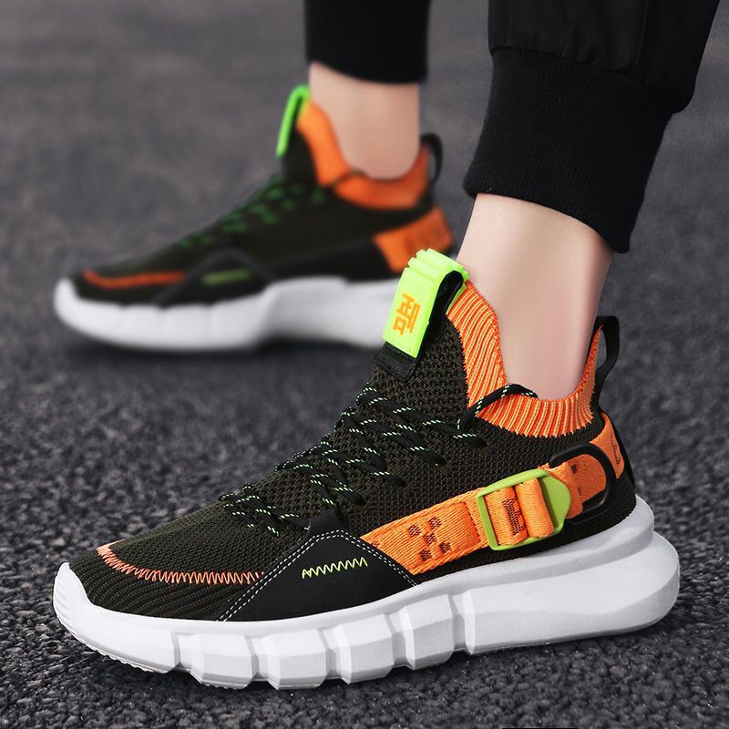 Sepatu Sneakers Pria kasual Nyaman mesh breathble Sneakers impor mode Sepatu Cowok Kekinian Keren