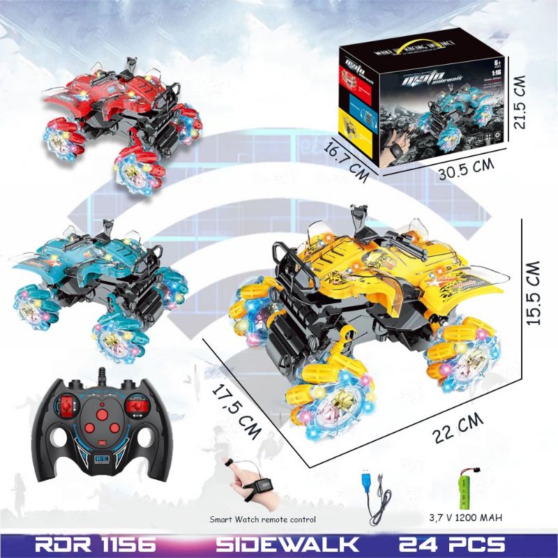 BRO1156 RC ATV Drift Offroad Mainan Anak Mobil Remote Control Sensor Tangan Gesture Remot Kontrol