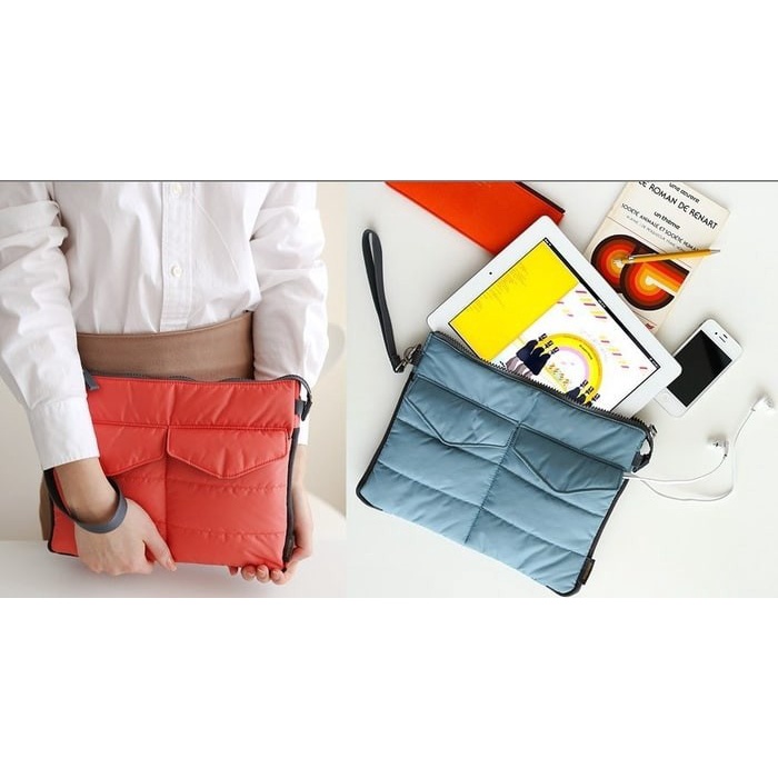 Gadget Pouch Organizer Tas Dompet Tablet HP Ipad Serbaguna