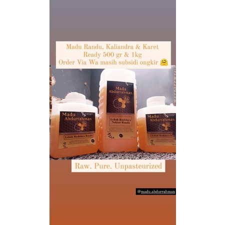 

Madu Randu 1kg