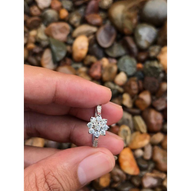 cincin perak berlian