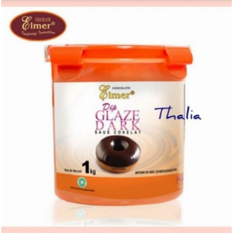 

ELMER GLAZE DARK 1KG TOPPING/ISIAN UNTUK DONAT/ROTI/CAKE DLL