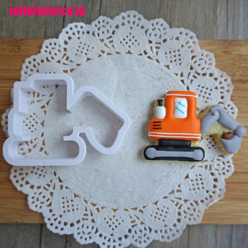 8pcs car truck Cutter Sugarcraft Cake Decorating Cookies Pastry Mould DIY