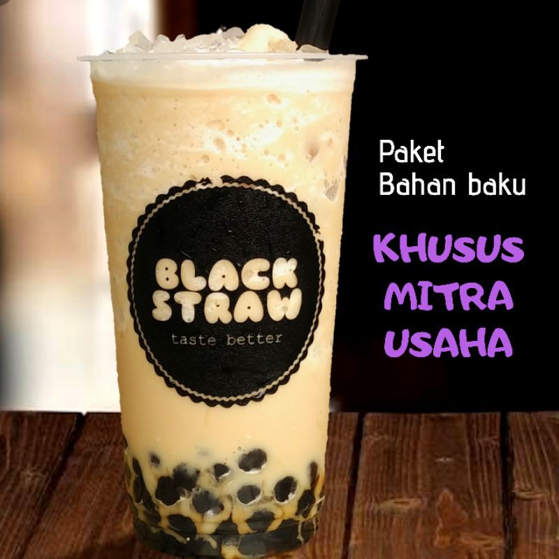 

Paket bahan baku khusus mitra usaha BLACKSTRAW