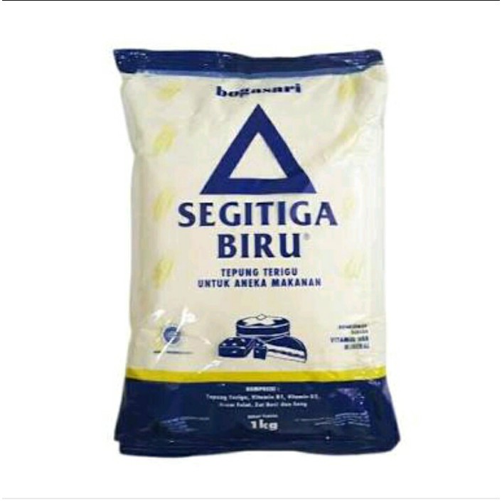 

Tepung Segitiga Biru 1Kg | Terigu Segitiga Biru | Tepung Segitiga | Segitiga Biru Ekonomi 1Kg