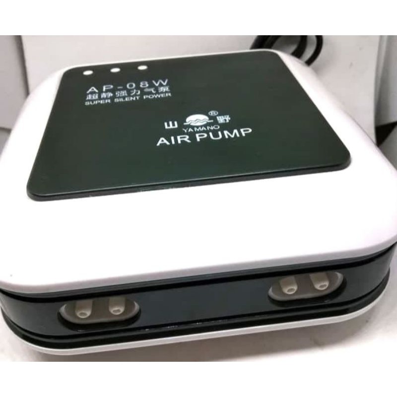 Yamano AP-08W 08 Pompa Udara Air Pump Aerator 4 Lubang Aquarium AP08W
