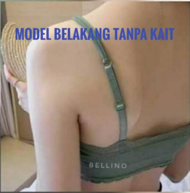 Bralette Rajut Renda Bra Import T1933 Tanpa Kait Belakang Busa Bisa Dilepas Freesize Tanpa Kait Bra