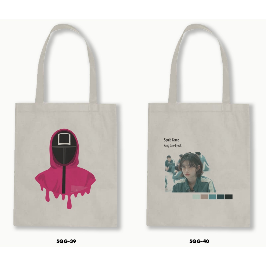 TOTE BAG BLACU - SQUID GAME  03