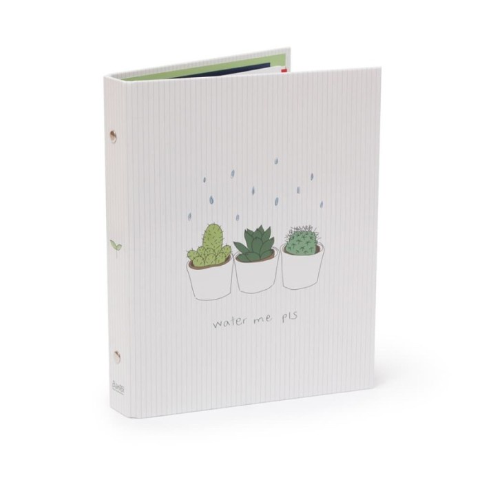 

READY Bantex Binder Kuliah Sekolah Size B5 26 Lubang / Binder A5 20 Lubang - Putih Water Me, B5 20 Ring BERKUALITAS