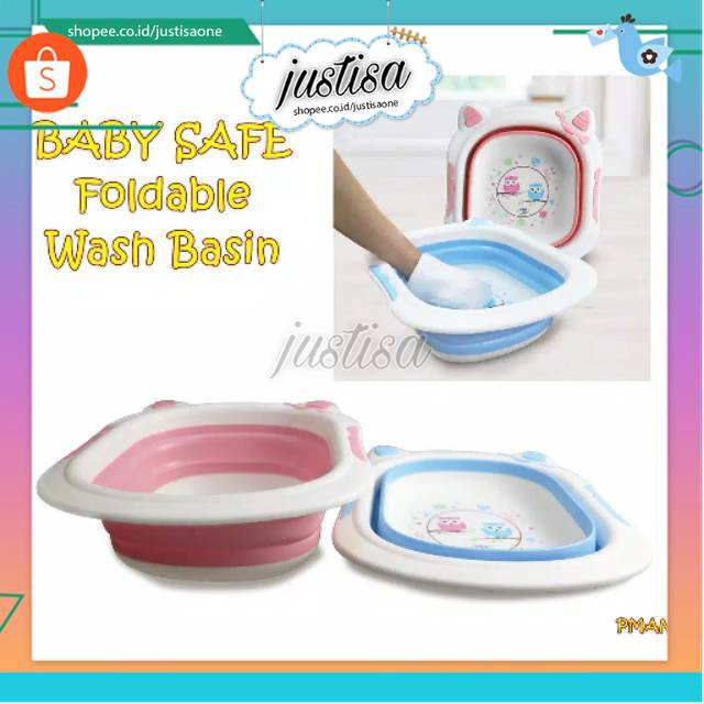 Promo !! Foldable Wash Baby Safe - Baskom Washlap