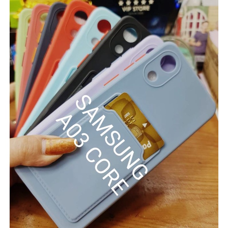 SAMSUNG A03S A02 M02 A02S A10S A20S A22 A32 A52 A52S A72 J2 PRIME SOFTCASE MACARON PELINDUNG KAMERA + SLOT KARTU