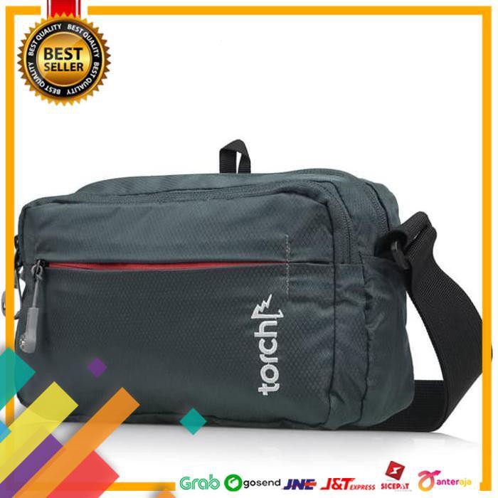 PROMO.. TORCH TAS SLEMPANG KASHIBA 3 LITER - DARK GREY ..TERLARIS