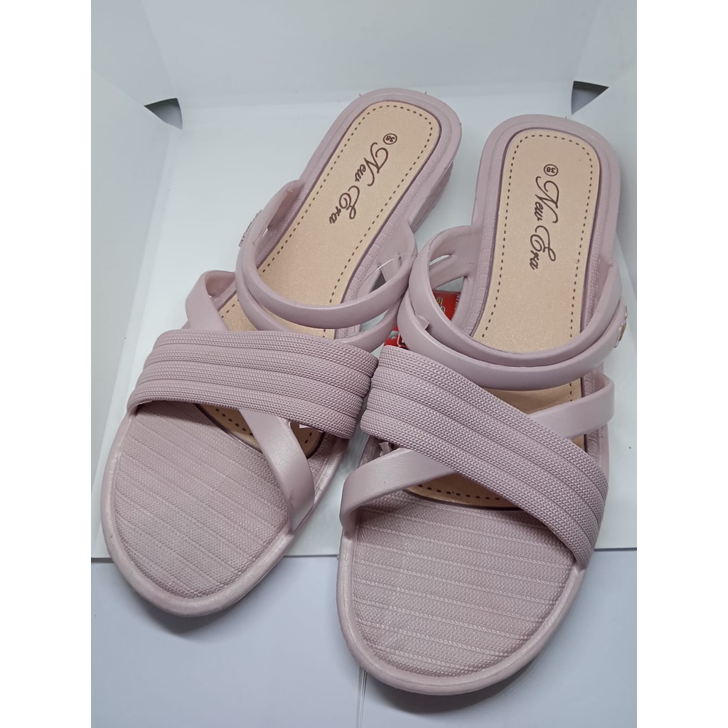 Sandal wanita tali gladiator slip on casual new era LB 10051