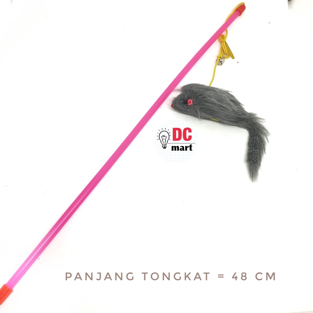 Stik Pancing TIKUS JUMBO / Mainan Hewan Tikus