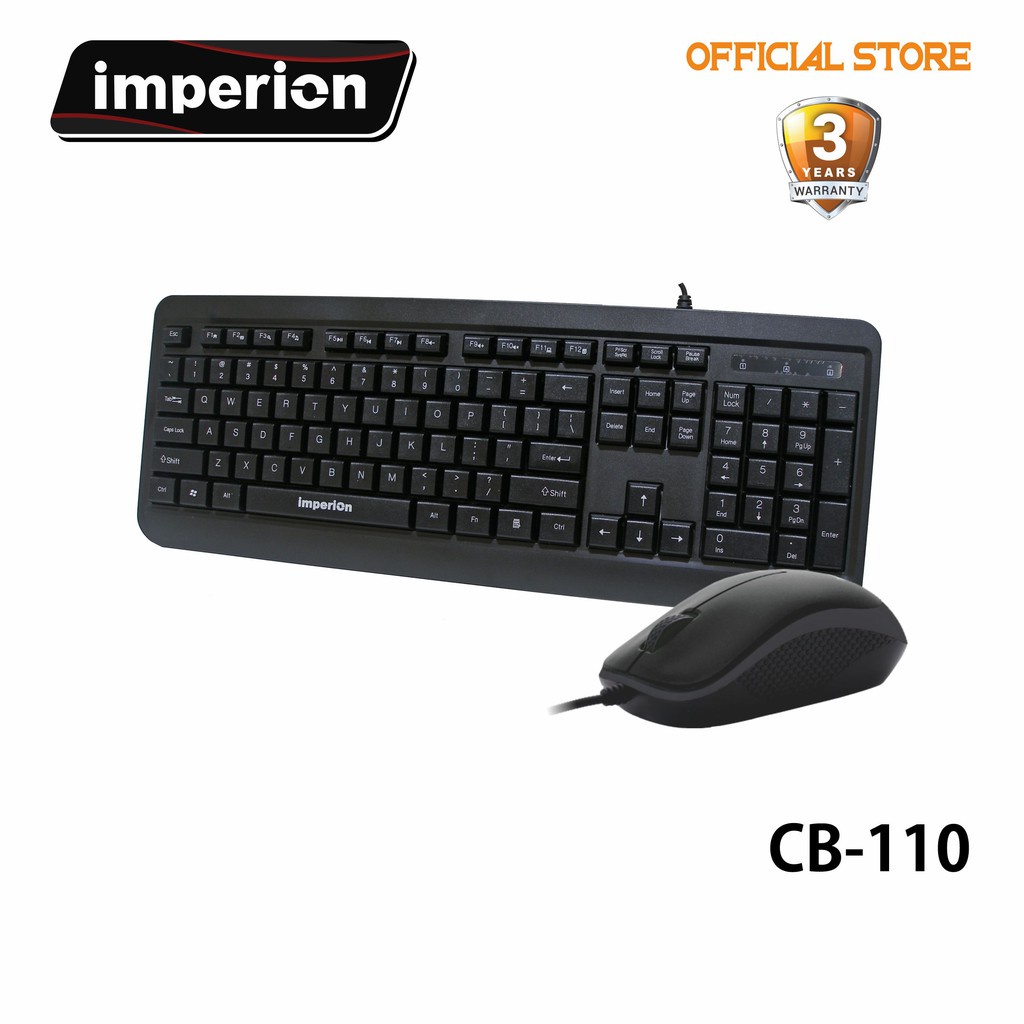 Keyboard Mouse CB-110 PAKETAN COMBO - Keyboard Plus Mouse Kabel