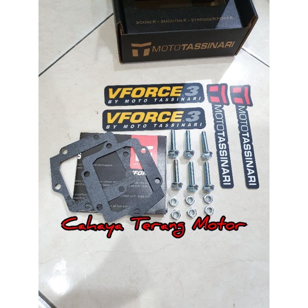 Membran Lidah Karbon Carbon VForce 3 Thailand Ninja 150R 150 RR R Kawasaki VForce3 V Force 3 NOT USA